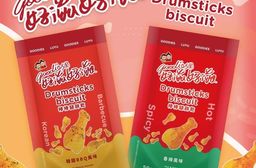 【琉宇醬選】好滋好滋-棒棒腿造型餅乾50g 韓式BBQ／泰式香辣口味