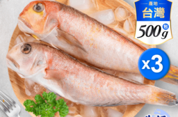 【生活好漁】嚴選野生金面馬頭魚(2尾共500g/包) 3包1組共6尾