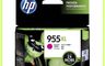 HP 9.9折! - 955XL 高印量洋紅色原廠墨水匣(適用7740 8730)