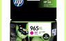 HP 10.0折! - 965XL 高列印量洋紅色原廠墨水匣(適用9010 9020)