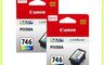 Canon 9.9折! - CL-746 原廠彩色墨水匣2入組(適用3370 2470)