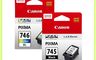 Canon 9.7折! - CL-745+746XL高容量墨匣2入組(適用3370 2470)