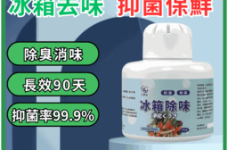 【汙脫幫】冰箱除味盒 日本除臭技術 次氯酸 抑菌率99.9% 冰箱除臭 除異味
