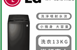 【LG 樂金】13公斤蒸氣直立直驅變頻洗衣機 含拆箱定位 WT-SD139HBG