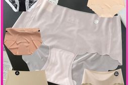 冰絲無痕超薄透氣夏季內褲 內褲 無痕內褲 冰絲內褲