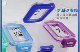 【護立康】14格彩紅防潮保健盒  DP005