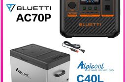 BLUETTI 1000W AC70P 戶外移動電站＋C40移動冰箱