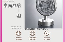 【向物】桌面風扇-羽 數顯搖頭版