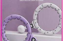 爆汗智能呼拉圈 不會掉的呼拉圈 腹肌訓練器 健身呼拉圈