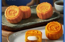 【台北晶華酒店】奶黃麻糬月餅禮盒(6入/盒) -(中秋預購2025送禮/提盒包裝