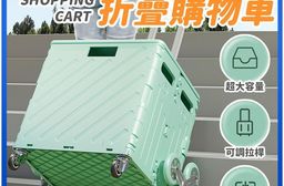 多功能爬梯折疊購物車 爬梯購物車 手推車 加大購物車 露營手推車