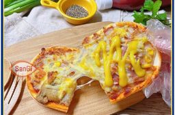 【賣魚的家】長圓PIZZA(培根/總匯/牛肉/夏威夷) 140g/片