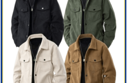 春秋季燈芯絨美式復古痞帥男外套夾克