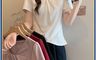 生活市集 7.9折! - 大碼設計韓系V領顯瘦不規則女上衣短袖