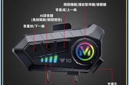 Y10安全帽藍牙5.3耳機