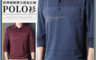 生活市集 7.3折! - 經典線條彈力透氣長袖POLO衫