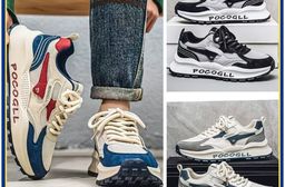 夏季透氣防臭港風復古老貼爹潮男鞋