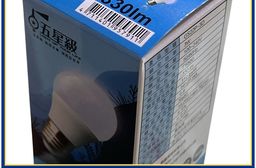 台灣認證五星級高效LED燈泡 3W 白光/黃光