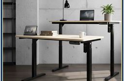 【ANDYMAY2】阿姆斯(正裝)無段式電動升降桌-單機(OH-K218)