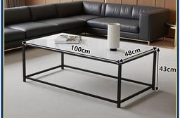 【E家工廠】茶几 100公分單層茶几 茶几桌 咖啡桌 480