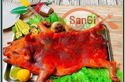 【賣魚的家】黃金脆皮烤乳豬(4200g/盒)  共1盒組