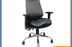 巴頓高級多功能扶手7D舒適美臀座墊辦公椅 電腦椅(銀)