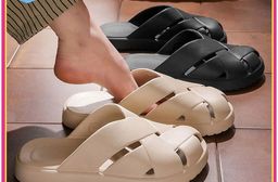 編織交叉拖鞋235mm/245mm/255mm