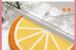 水果造型半圓地墊