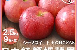 【築地一番鮮】紅顏姬｜M尺寸｜日本青森蘋果禮盒組｜9顆｜2.5kg ｜常溫配送
