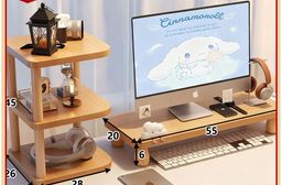 【E家工廠】電腦增高架 桌上置物架 熒幕架 熒幕增高架 電腦熒幕架 420