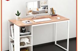 【E家工廠】100公分書桌 電腦桌 寫字桌 書桌帶收納櫃 工作桌 032