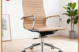 【E家工廠】超耐重辦公椅 會議椅 靠背椅子 pu皮面電腦椅 扶手椅 497