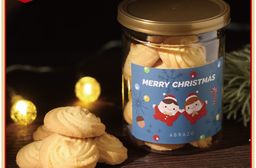 【愛不囉嗦】聖誕限定 香草奶酥手工餅乾 - 60g/罐