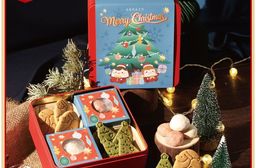 【愛不囉嗦】雪中童話 餅乾鐵禮盒