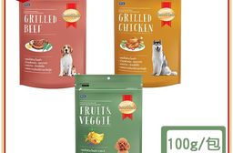 SmartHeart 慧心 愛犬餅乾 100g/包 香烤雞肉/燒烤牛肉風味/健康