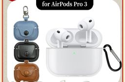AirPods Pro 3專用 TPU透明/皮革耳機保護套
