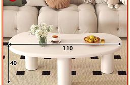 【E家工廠】北歐網紅月弧茶几 月弧茶幾 奶油風茶几 客廳茶幾 521