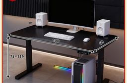 【E家工廠】100公分電動升降桌 辦公桌 升降電競桌 升降電腦桌 091