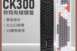 【DTAudio 聆翔】DTA-CK300 有線靜音鍵盤｜耐用不卡鍵、即插即用
