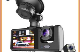 三錄汽車行車記錄器 2吋3鏡頭 車前車內車後錄影(含32G記憶卡)