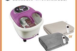 【AWSON歐森】兩用雙人電熱毯/泡腳機(AWEB-102/103+HF-G5