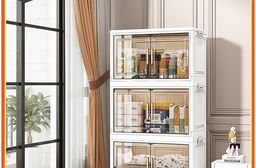 【Mr.box】42面寬摺疊前開式三層四層五層收納櫃-附滑輪