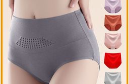 石墨烯負離子中高腰內褲-FB25C50