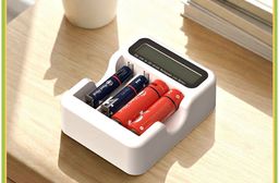 Meet Mind  AA/3號 二合一充電式鋰電池4入+液晶顯示充電器/專用電