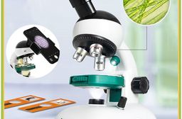 教學級 1200倍 顯微鏡 42件豪華套組 放大鏡 生物顯微鏡 電子顯微鏡 教學