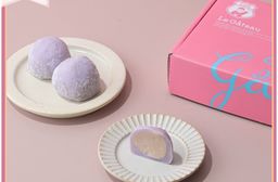 【栗卡朵洋菓子坊】芋泥芝芝豆大福(6入/盒)